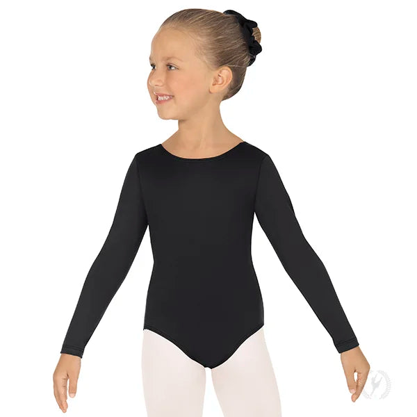 Eurotard Girls Cotton Lycra® Long Sleeve Leotard