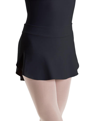 Motionwear Pull-On Skirt With Unfinished Hem