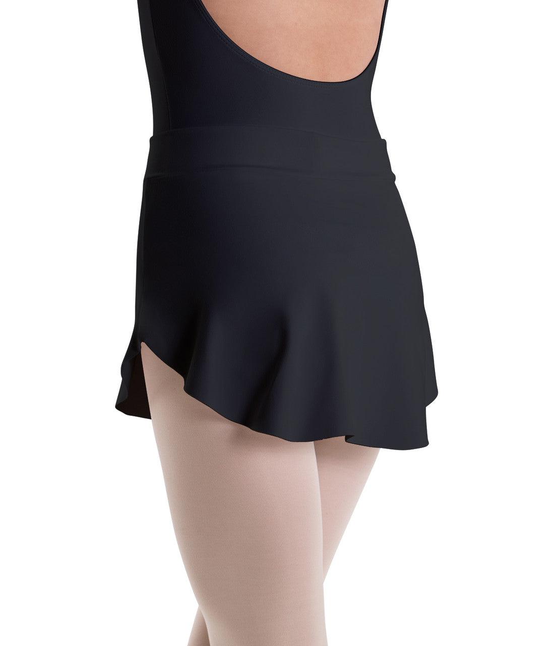 Motionwear Pull-On Skirt With Unfinished Hem