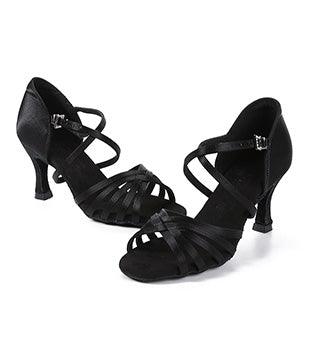 Dux Latin Satin Ballroom Shoes - CLEARANCE Final Sale