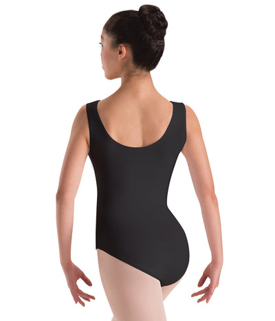 Motionwear Adult SilkSkin Classic Black Tank Leotard