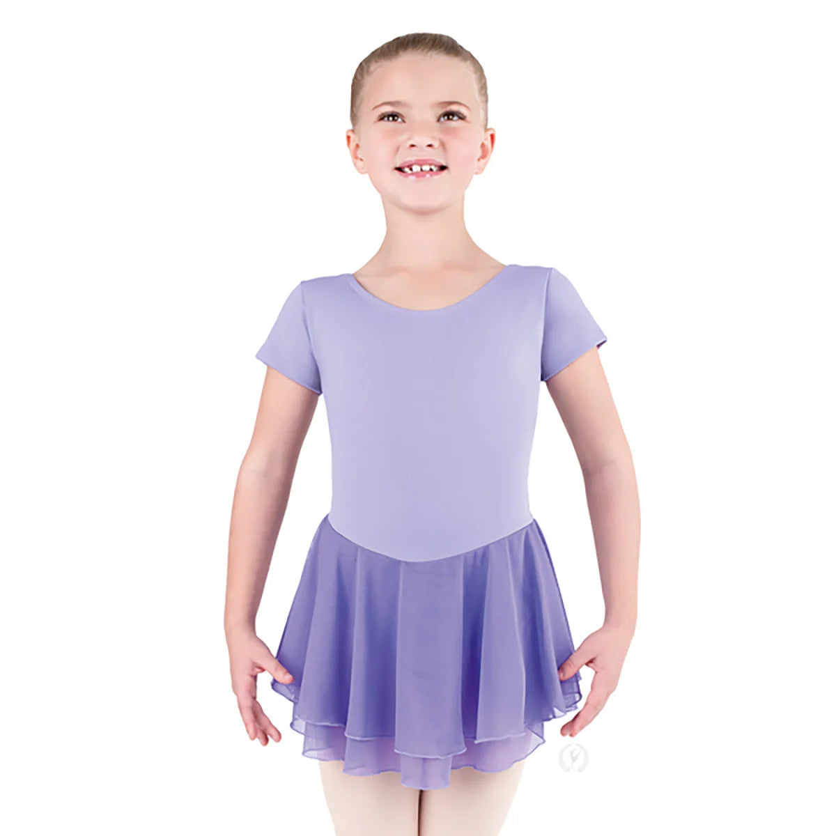 Eurotard Girls Short Sleeve Dance Dress