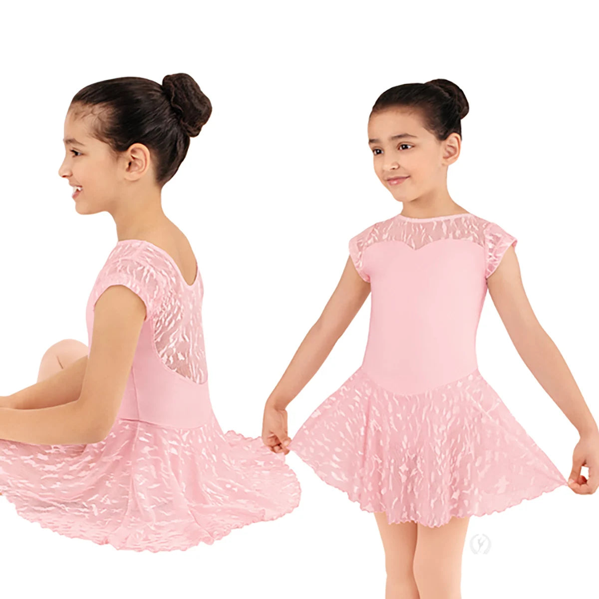 Eurotard Child Impression Mesh Sweetheart Dance Dress