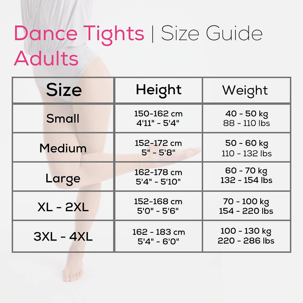 SILKY Dance Convertible Ballet Tights 60 denier Black Adult sizes