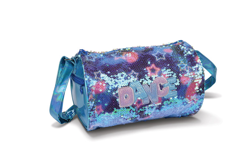 DanzNMotion Blue Sequin Star Duffle