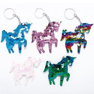 Dasha Sequin Unicorn Keychain