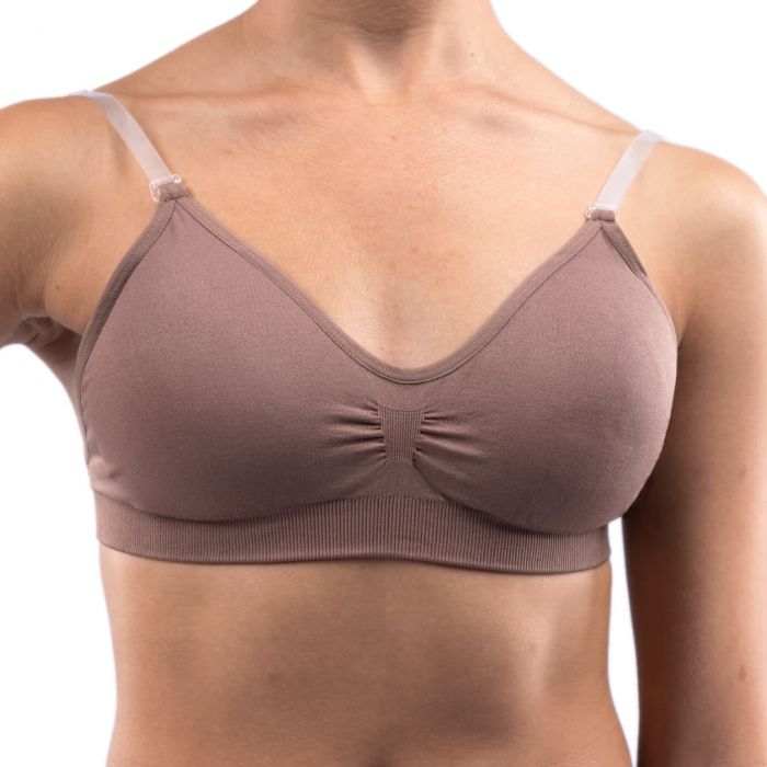 Buy QT Intimates 2 Fit U Dance Bra With Clear Straps